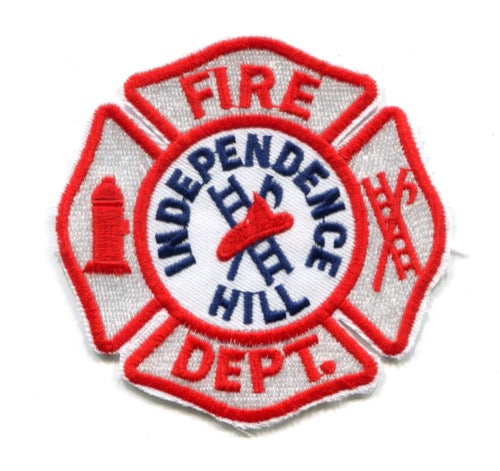 Independence Hill Fire Department Patch Indiana IN