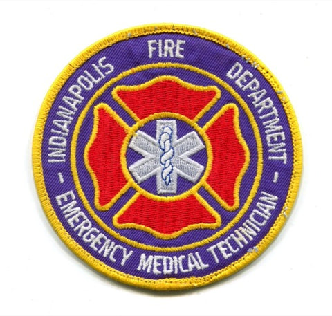 Indianapolis Fire Department Emergency Medical Technician EMT Patch Indiana IN
