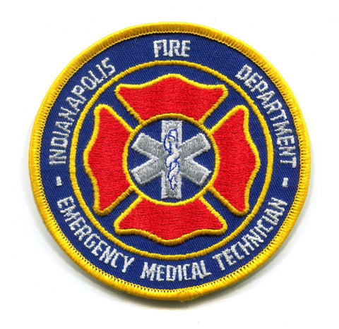 Indianapolis Fire Department Emergency Medical Technician EMT Patch Indiana IN