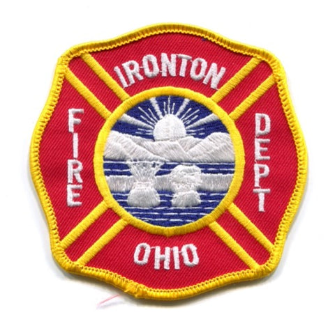 Ironton Fire Department Patch Ohio OH
