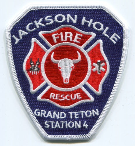 Jackson Hole Fire Rescue Department Grand Teton Station 4 Patch Wyoming WY