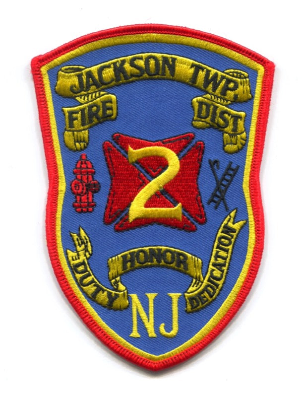 Jackson Township Fire District 2 Patch New Jersey NJ