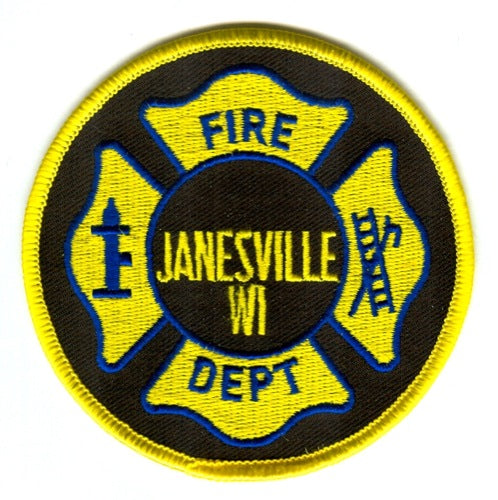 Janesville Fire Department Patch Wisconsin WI