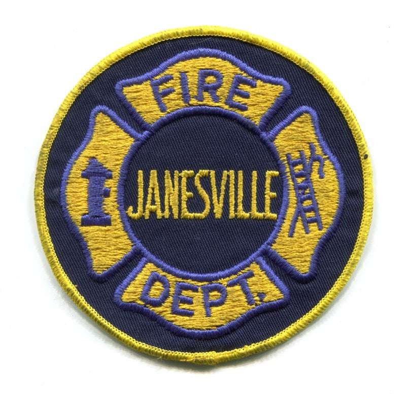 Janesville Fire Department Patch Wisconsin WI