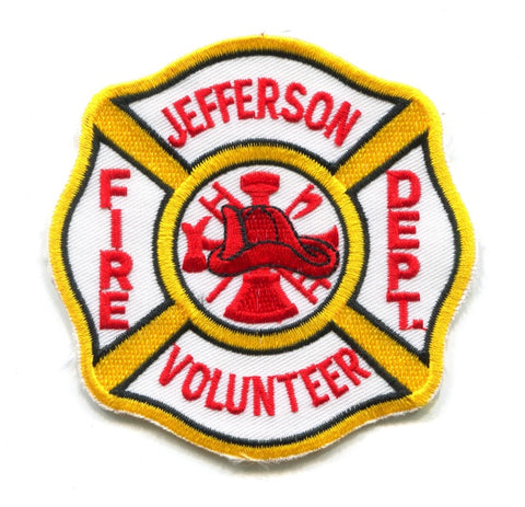 Jefferson Volunteer Fire Department Patch West Virginia WV