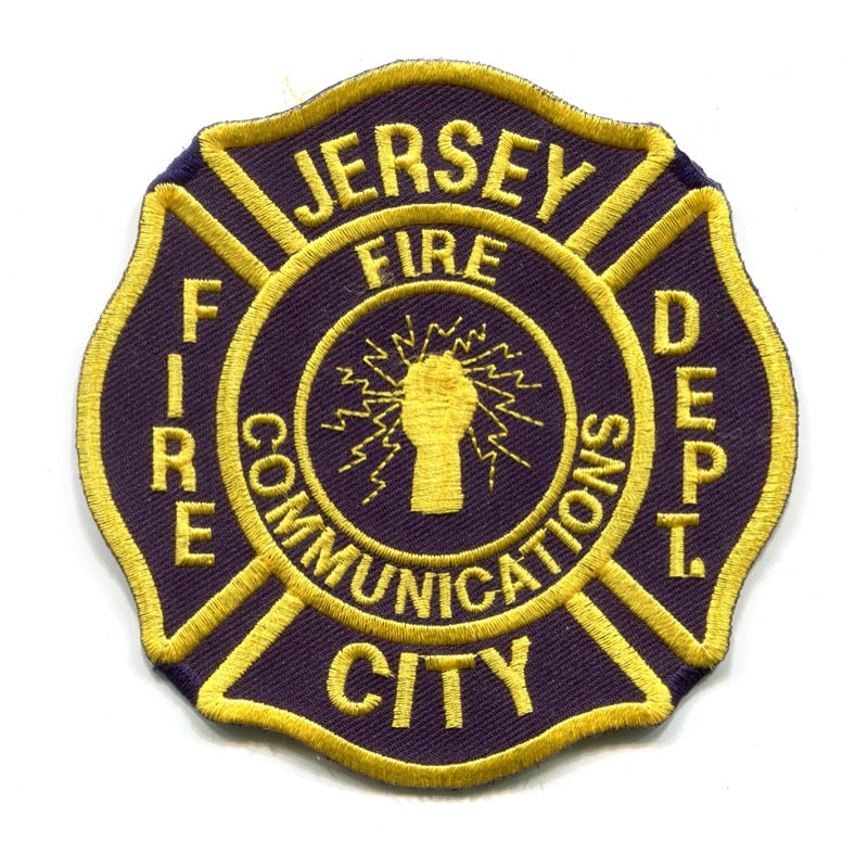 Jersey City Fire Department Communications Patch New Jersey NJ