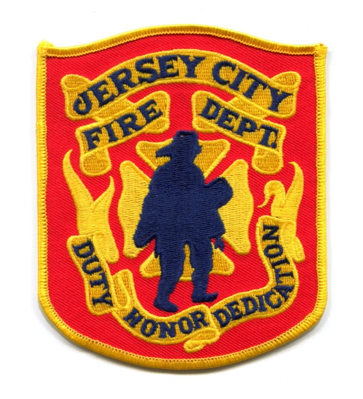 Jersey City Fire Department Patch New Jersey NJ v5