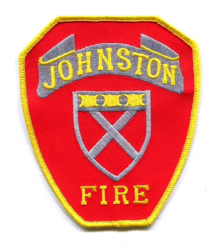Johnston Fire Department Patch Rhode Island RI