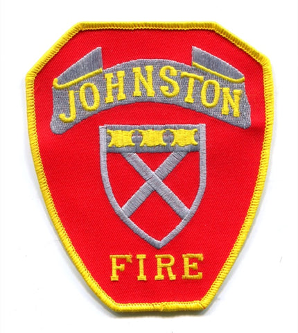 Johnston Fire Department Patch Rhode Island RI