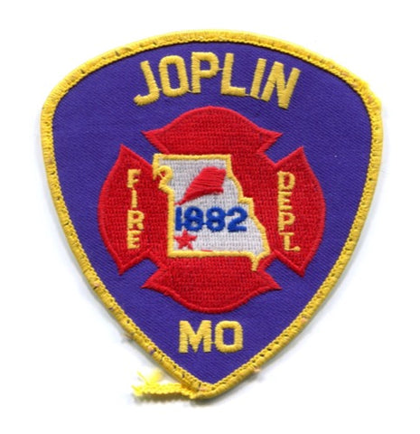 Joplin Fire Department Patch Missouri MO