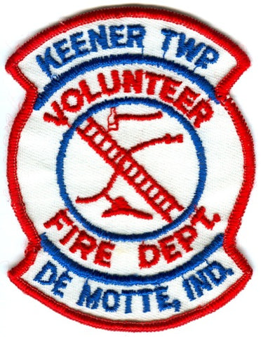 Keener Township Volunteer Fire Department De Motte Patch Indiana IN
