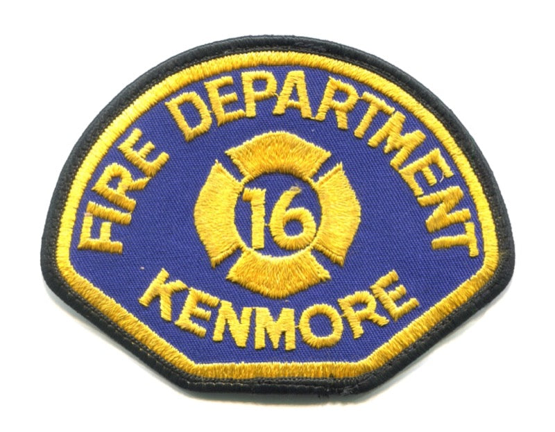 Kenmore Fire Department King County District 16 Patch Washington WA