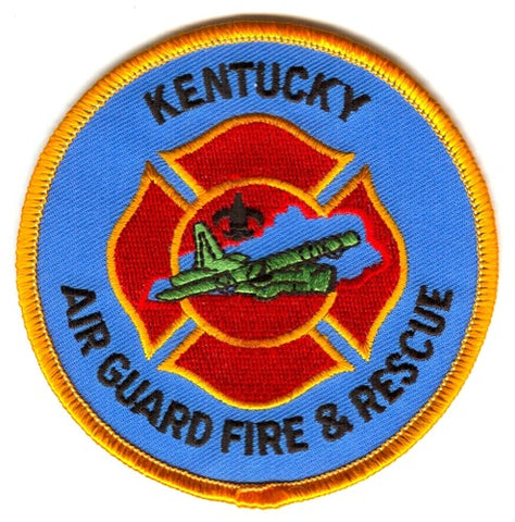 Kentucky Air Guard Fire and Rescue Department USAF Military Patch Kentucky KY