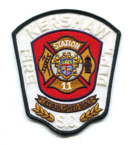 Kershaw Fire Department Station 11 Patch South Carolina SC