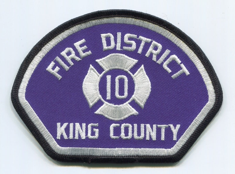 King County Fire District 10 Patch Washington WA