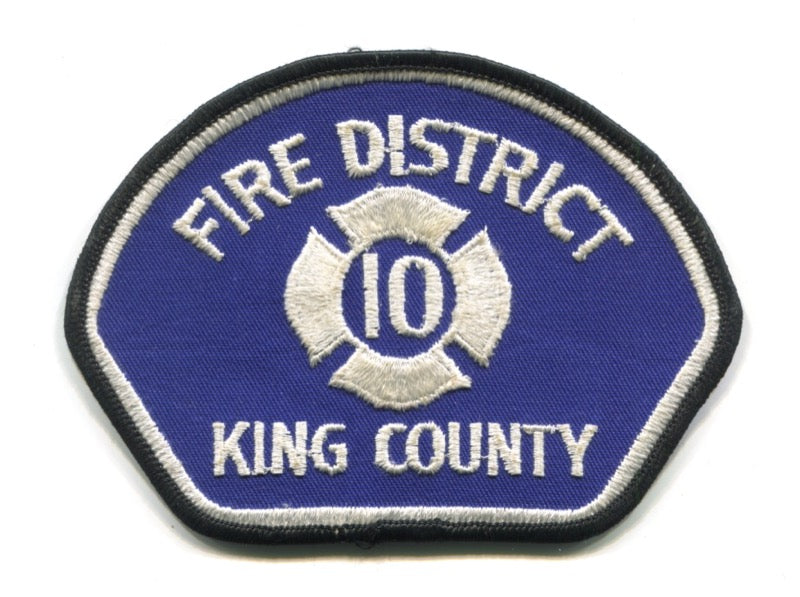 King County Fire District 10 Patch Washington WA