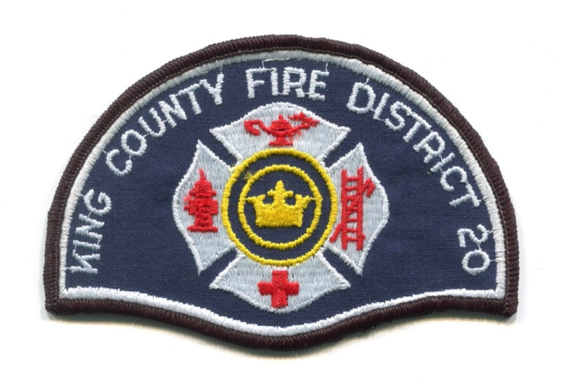King County Fire District 20 Patch Washington WA