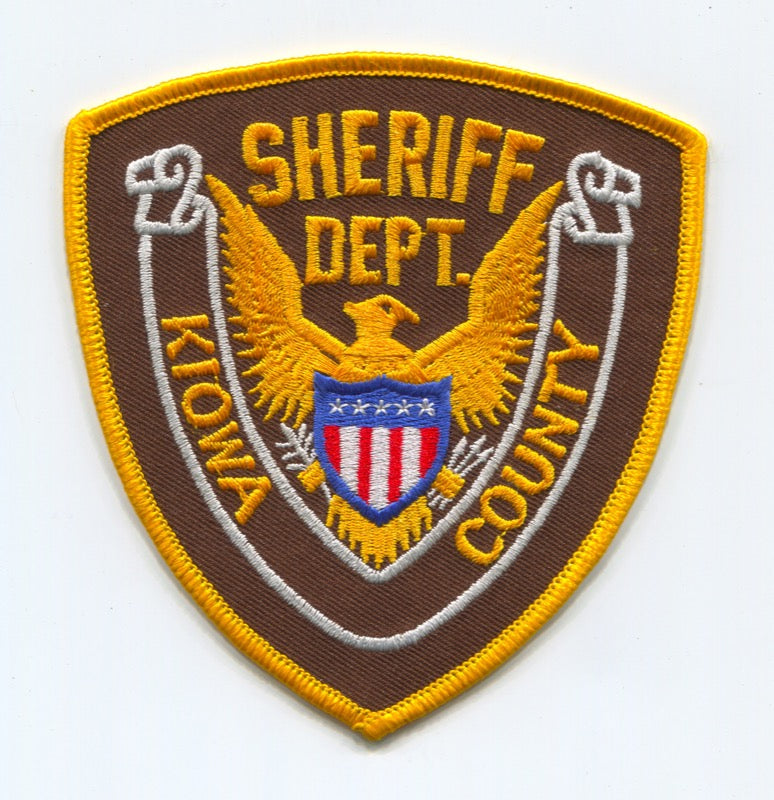 Kiowa County Sheriffs Department Office Patch Colorado CO
