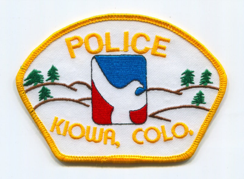 Kiowa Police Department Patch Colorado CO