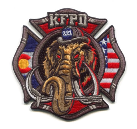 Kiowa Fire Protection District Station 221 Patch Colorado CO