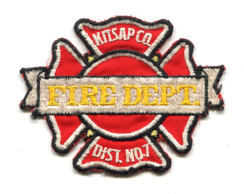 Kitsap County Fire District 7 Patch Washington WA