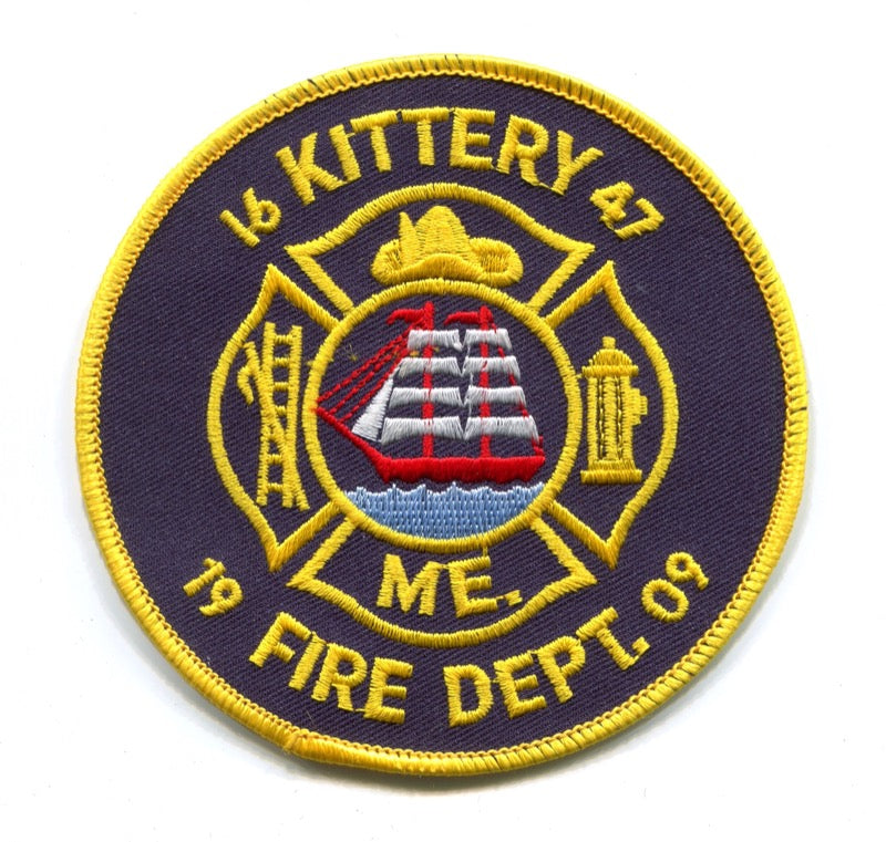 Kittery Fire Department Patch Maine ME