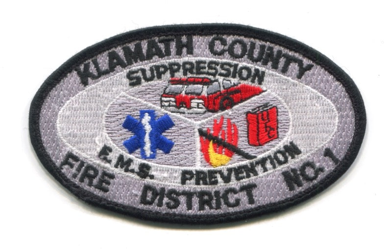 Klamath County Fire District Number 1 Patch Oregon OR