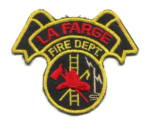 La Farge Fire Department Patch Wisconsin WI