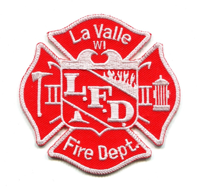 La Valle Fire Department Patch Wisconsin WI