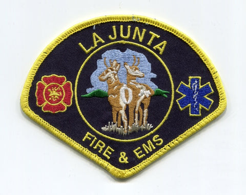 La Junta Fire and EMS Department Patch Colorado CO
