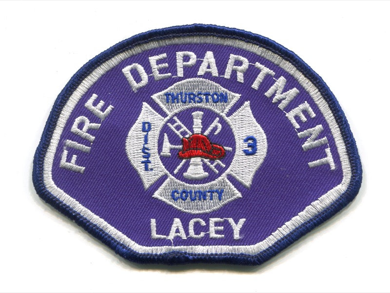 Lacey Fire Department Thurston County District 3 Patch Washington WA