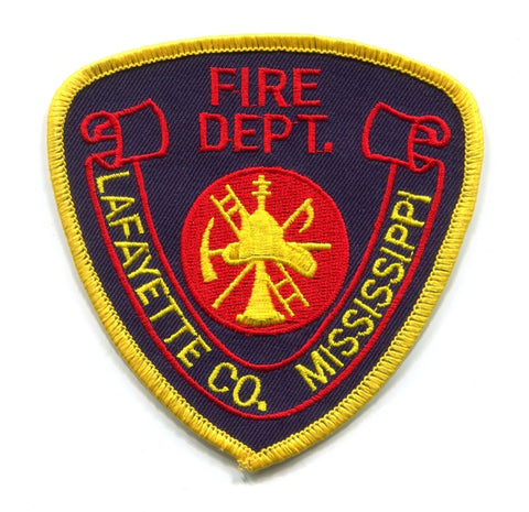 Lafayette County Fire Department Patch Mississippi MS