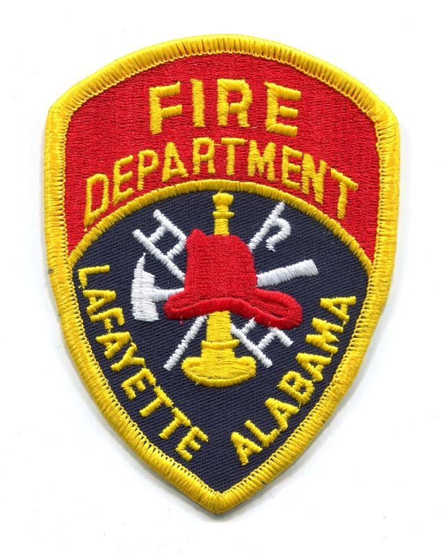 Lafayette Fire Department Patch Alabama AL