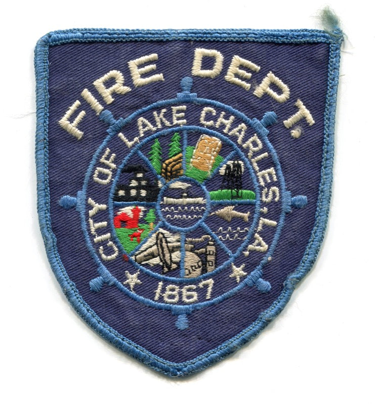 Lake Charles Fire Department Patch Louisiana LA