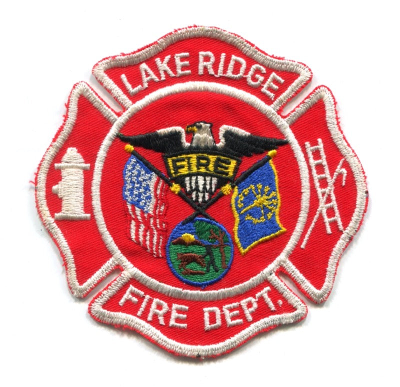 Lake Ridge Fire Department Patch Indiana IN