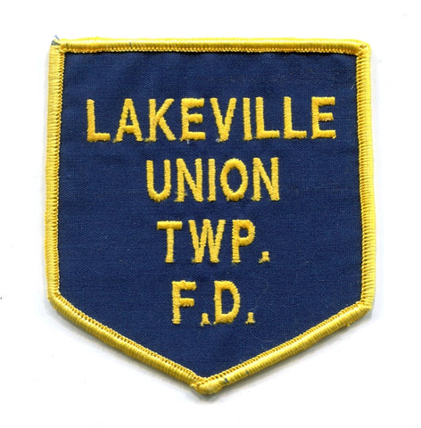 Lakeville Union Township Fire Department Patch Indiana IN