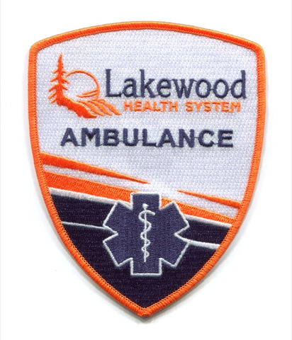 Lakewood Health System Ambulance EMS Patch Minnesota MN