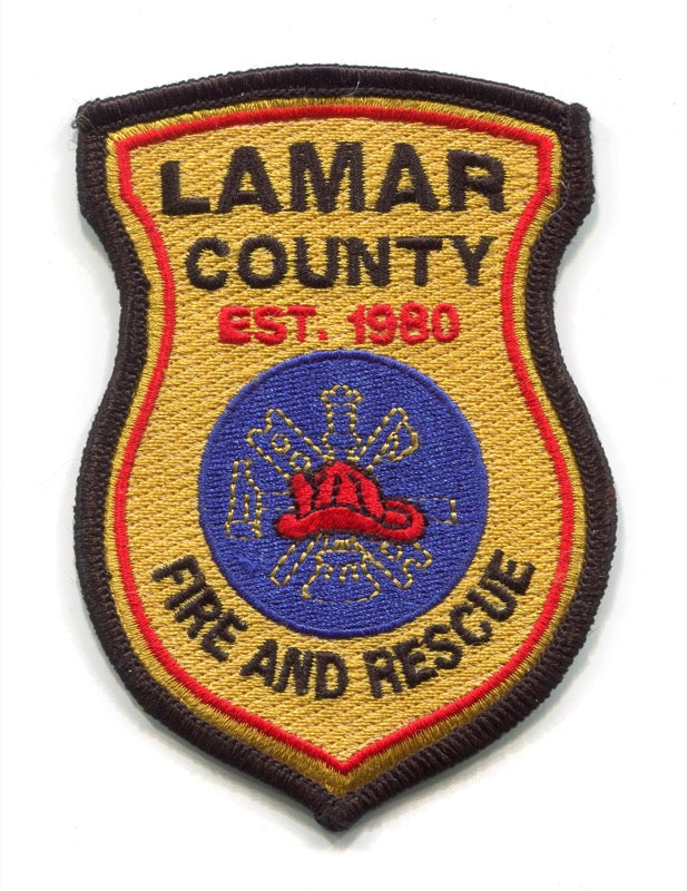 Lamar County Fire and Rescue Department Patch Georgia GA