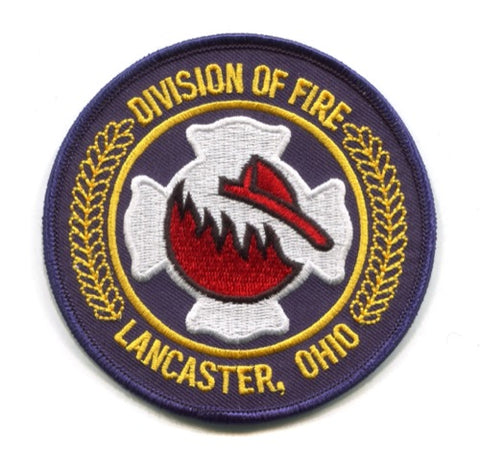 Lancaster Division of Fire Department Patch Ohio OH v4