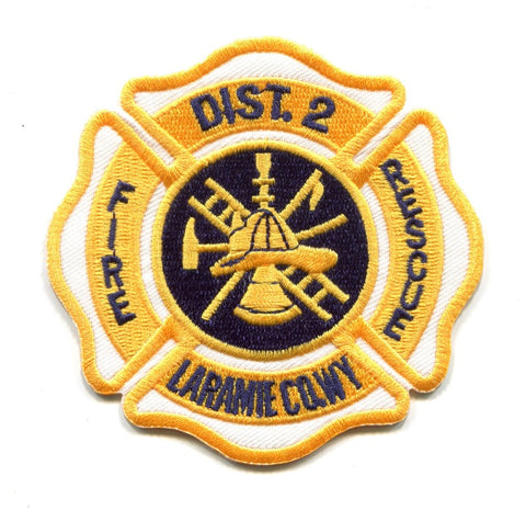 Laramie County Fire District 2 Patch Wyoming WY