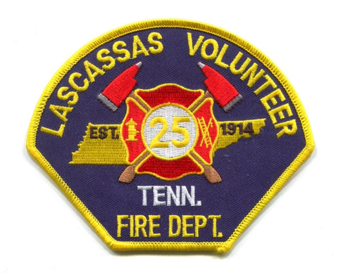 Lascassas Volunteer Fire Department 25 Patch Tennessee TN