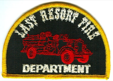 Last Resort Fire Department Museum Seattle Auxiliary Patch Washington WA