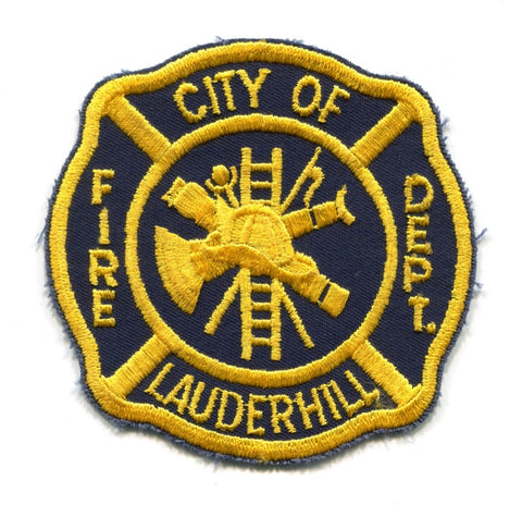 Lauderhill Fire Department Patch Florida FL