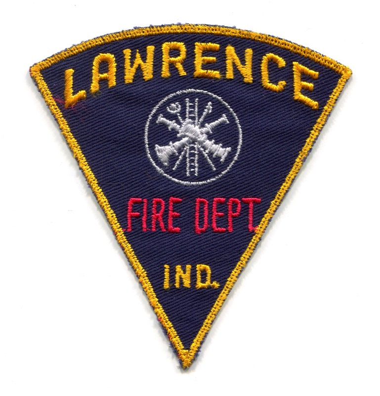Lawrence Fire Department Patch Indiana IN