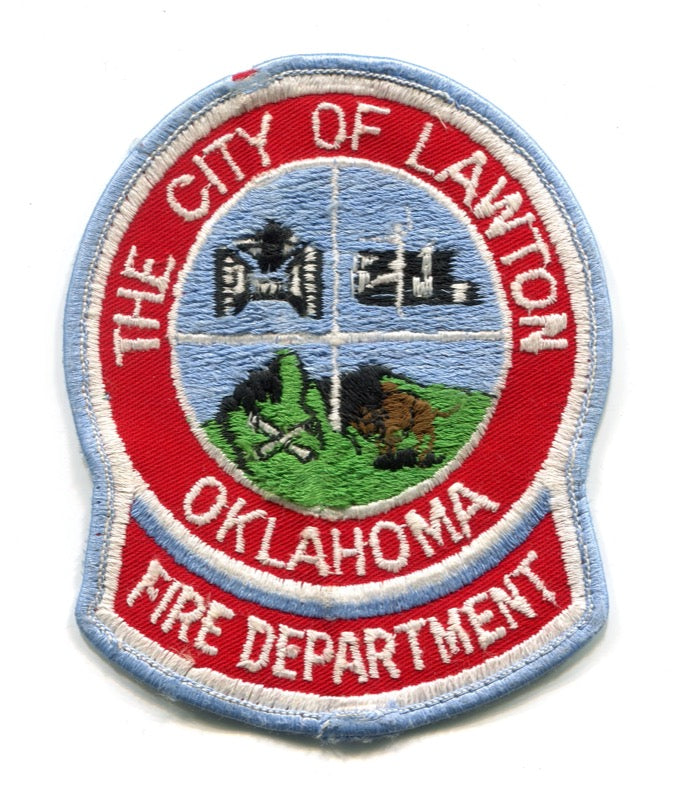 Lawton Fire Department Patch Oklahoma OK