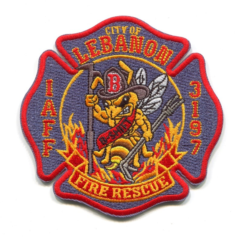 Lebanon Fire Rescue Department B Shift Patch New Hampshire NH