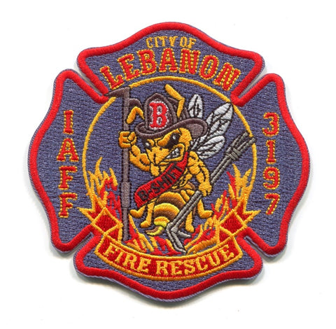Lebanon Fire Rescue Department B Shift Patch New Hampshire NH