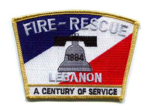 Lebanon Fire Rescue Department Patch Oregon OR