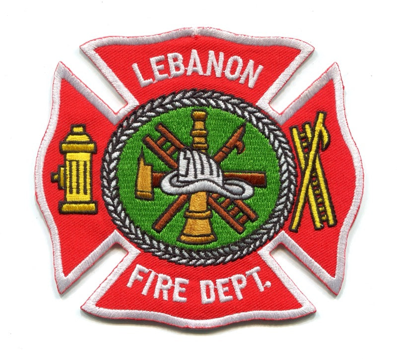 Lebanon Fire Department Patch Maine ME
