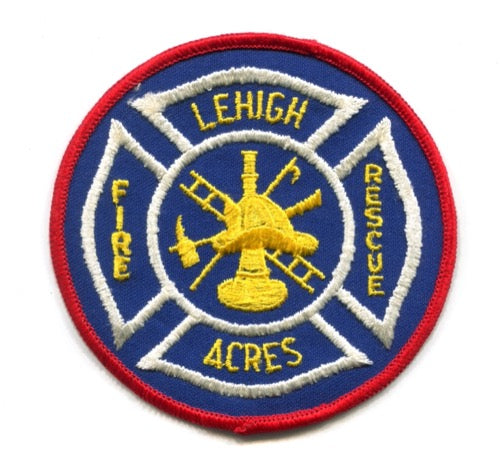 Lehigh Acres Fire Rescue Department Patch Florida FL